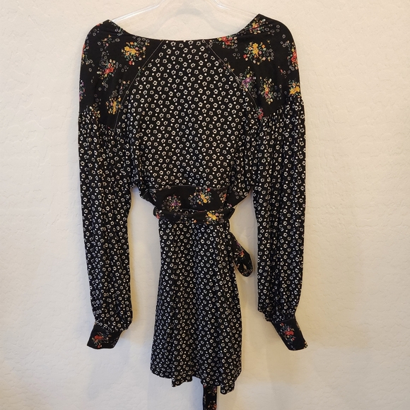 Free People Womens Wonderland Printed A-Line Mini Dress Size M - Picture 14 of 15